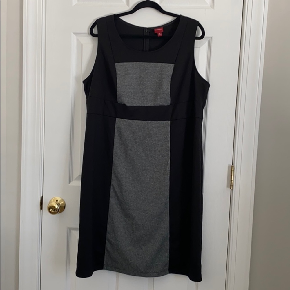 Merona Black Sleeveless Sheath Dress - Plus